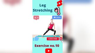 leg stretching at home | Exercise no.10 | Fitness plus Gadgets