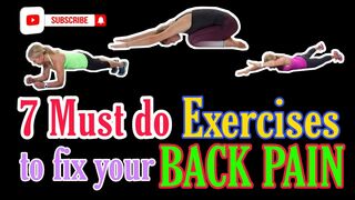 Exercises to fix back pain at home | Back Muscles Strengthening and Stretching Exercises | Dr.Umer