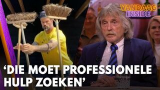 Johan ziet TikTok-filmpjes Arie Boomsma: 'Die moet professionele hulp zoeken' | VANDAAG INSIDE
