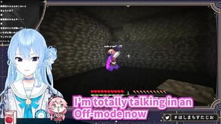 Miko keeps talking in her natural voice on Suisei's stream [Hololive/Eng sub]