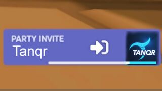 OMG TanqR sent an Invite.. (roblox bedwars)