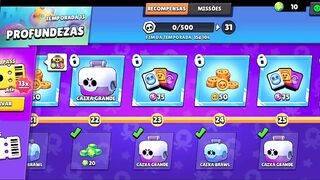 abrindo caixas no brawl stars conta iniciante ⬅️