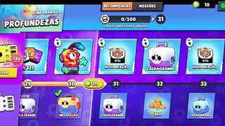 abrindo caixas no brawl stars conta iniciante ⬅️