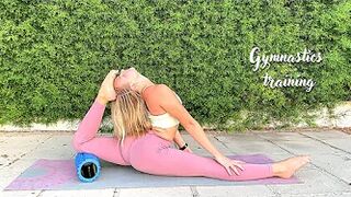 Splits stretching | gymnastic twine for stretch legs | yoga flexibility | workout contortion