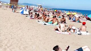 Beach Sant Miquel/ Barcelona beach walk