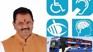 The disabled will now be able to travel free up to the final route in GSRTC