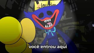 Huggy Wuggy (Poppy Playtime) Vs. Mussoumano - Batalha com Games (Animação)