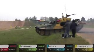 Tanks get lost and smash into each other: Russia hosts chaotic International Army Games