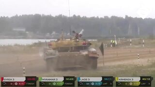 Tanks get lost and smash into each other: Russia hosts chaotic International Army Games