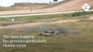 Tanks get lost and smash into each other: Russia hosts chaotic International Army Games