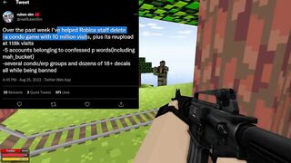 Ruben Sim is a ROBLOX Moderator Now..