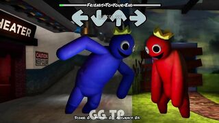 Rainbow Friends | FNF mod - Blue VS Red | Friday Night Funkin Mod Roblox