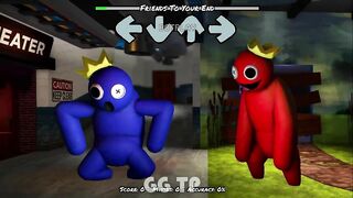 Rainbow Friends | FNF mod - Blue VS Red | Friday Night Funkin Mod Roblox