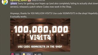 [NEW CODE] FREE 100 COINS + 1 REVIVE // ROBLOX DOORS????️