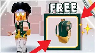 New *FREE* 0 ROBUX Backpack!! ????????????✨ - Roblox 2022 ☆