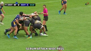 Michael Melendez-Rivera Try From Stretching Defense With Pass Out Wide RUGBYTOWN 7's 2022 Pool Play