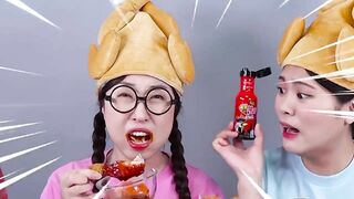 Fried Chicken Spicy Fire Sauce Challenge DONA