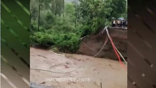 Uttarakhand Flood And Landslide Compilation : Mother nature angry caught on camera