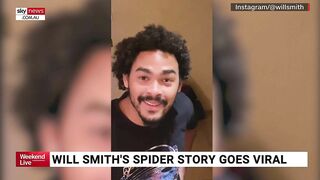 Will Smith crawls back onto Instagram with spider video