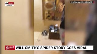 Will Smith crawls back onto Instagram with spider video