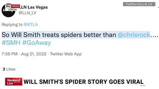 Will Smith crawls back onto Instagram with spider video