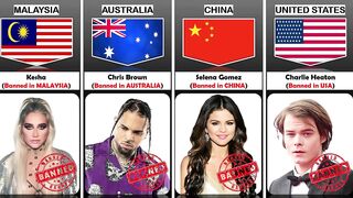 Celebrities Banned in Different Countries | Celebrities Banned From Other Countries part 2