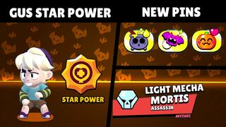 New Skins Badge, Gus Star Power, New Pins and More! Brawl Talk Details