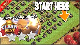 How to QUICKLY 3 Star the Infinite Goblin Challenge! - Clash of Clans