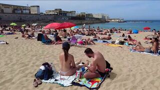 Barcelona Beach Walk / Spain 2022