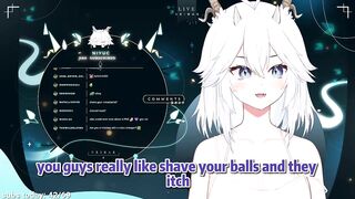 ???? Vei: I'm Just Scratching My Balls for the Whole Stream【Shave Talk Part.1】(English Sub Clips)