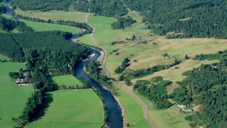 The Queen's Coffin Travels Through Stunning Scottish Highland Scenery