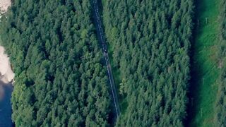 The Queen's Coffin Travels Through Stunning Scottish Highland Scenery