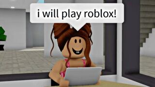 When you use phone in class (meme) ROBLOX