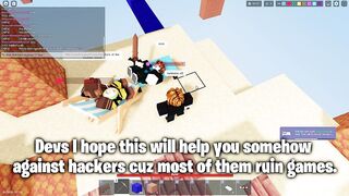 Meet your FAVORITE HACKER - Roblox Bedwars