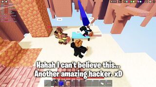 Your NEW FAVORITE HACKER in Roblox Bedwars!