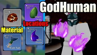 (Full Guide) Unlocking Godhuman Style & Materials Location | Blox Fruits