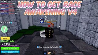 How To Get Race Awakening V4! (STEP BY STEP GUIDE) | Blox Fruits Update 17 Part 3 Roblox Guide