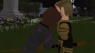 KEN VS CADE ON THE VAMPIRE ORIGINS ROBLOX || TVO