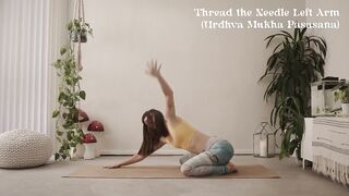 3 minute yoga flow "roads" - little luna