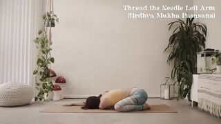 3 minute yoga flow "roads" - little luna