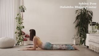 3 minute yoga flow "roads" - little luna