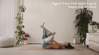 3 minute yoga flow "roads" - little luna