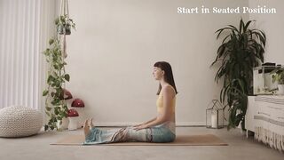 3 minute yoga flow "roads" - little luna