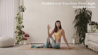 3 minute yoga flow "roads" - little luna