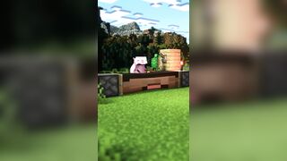 【Crazy Minecraft】Let's go❗ Axolotl plays Drums????????????【compilation】#shorts #Parotter