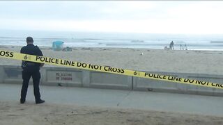 Homicide investigation underway in Pacific Beach after woman was found on beach with gunshot wound