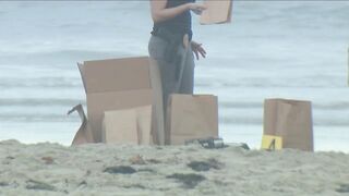 Homicide investigation underway in Pacific Beach after woman was found on beach with gunshot wound