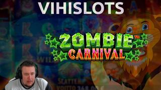 ZOMBIE CARNIVAL ★ HUGE BONUS ★ VIHISLOTS TWITCH STREAM