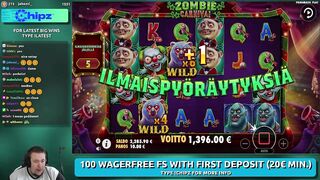 ZOMBIE CARNIVAL ★ HUGE BONUS ★ VIHISLOTS TWITCH STREAM