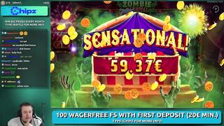 ZOMBIE CARNIVAL ★ HUGE BONUS ★ VIHISLOTS TWITCH STREAM